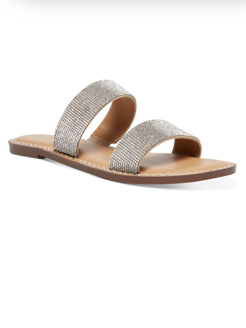 Wild Pair Ginnie Double-Band Slide Flat Sandals Size 7.5M